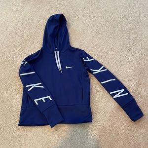 Nike slightly cropped hoodie.